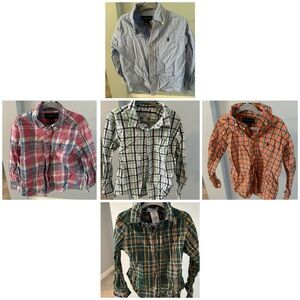 ✨BUNDLE✨ 5 Boys Size 4T Dress Shirts Ralph Lauren, Nordstrom Rack, Tommy Bahama